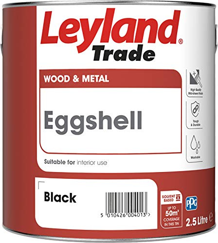 Leyland Trade Eggshell - Black 2.5L
