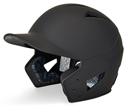 CHAMPRO mens Gamer with Matte Finish HX Batting Helmet, BLACK, Large US
