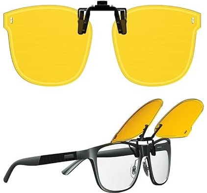 Goiteia CatEye Clip-On Occhiali da guida notturna anti-abbagliamento per donne attente alla moda, minimizzando efficacemente i fari abbaglianti, visione ad alta risoluzione