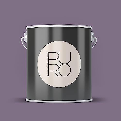 Livingwalls PURO Premium Wandfarbe c2002 - Malerfarbe für Wohnräume und Arbeitszimmer mit sehr hoher Deckkraft - matte hochwertige in Violett - 5l