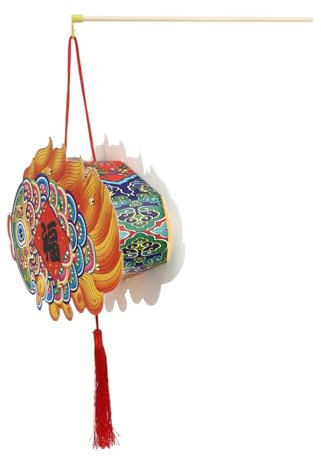 OSALADI Cartoon Fish Lantern Paper Decorative Lantern Adorable Boy Girl Halloween Party Decoration