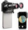 APEXEL Téléobjectif 2 en 1 HD 6X à Focale Fixe et Objectif Macro 150 mm avec Clip Universel, Compatible avec la Plupart des Smartphones