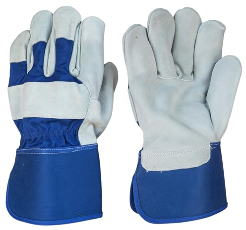 Aspect Gardening Gloves, Thorn Proof & Breathable Mens Gardening Glove, Heavy Duty Leather Garden Gloves For Men Women, Rigger Protective Gloves with Strong Grip For Garden, Welding, Outdoor Tasks(XL)