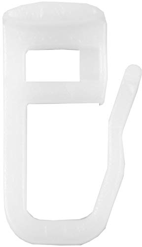 Bestlivings 200 Stück Vorhanggleiter 11x10mm für Vorhangschiene, Universal Gardinenrollen Innenlaufrollen für alle gängigen Gardinenschienen