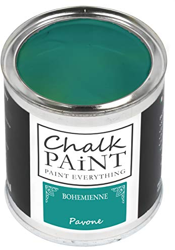 Chalk Paint Everything® Pavone (Peacock Blue) – 250 ml Water-Based Chalk Paint for Shabby Chic Furniture, Décor, and Upcycling Projects – Non-Toxic, Easy to Apply