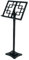 Klappbarer Notenständer Notenständer Massivholz Notenständer Guqin Erhu Vertikal Verdickter Tragbarer Notenständer Antiker Notenständer Notenständer(Black)