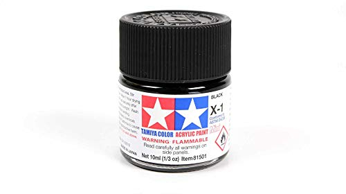 Tamiya X01 Acril Mini Nero Lucido