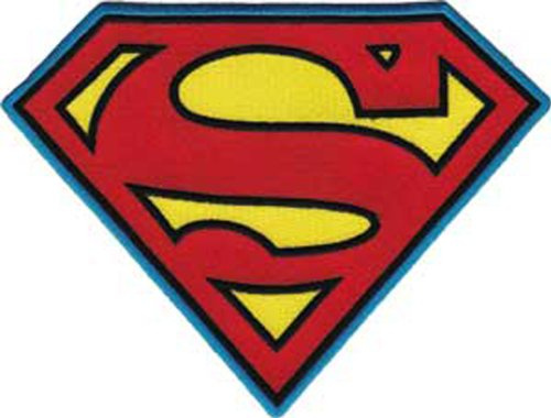 C&D Visionary DC Comics Patch, Superman Insignia 7.5X10
