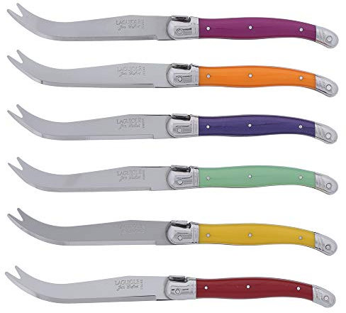 JEAN DUBOST - COUTEAU FROMAGE LAGUIOLE IRISE ASSORTIS (1 modéle aléatoire)