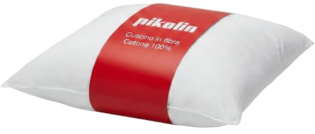 PIKOLIN Home - Relleno de cojín de Fibra, Tejido 100% Algodón Antiácaros, Supersuave, Mullido, Alta Recuperación, para Decorar tu Cama
