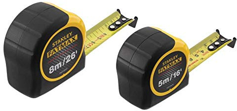 STANLEY STA081745 FatMax Classic Tape Twin Pack 5m & 8m (Width 32mm) 5