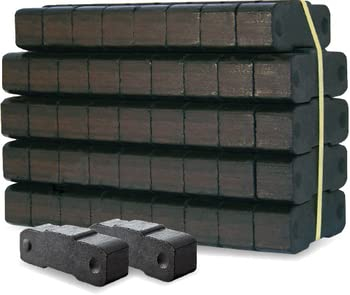 Bündelbrikett Kohle a 25kg - Braunkohlebriketts Heizbriketts gebündelt für Kamin und Ofen