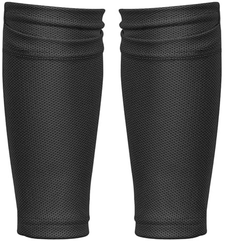 Manchon Protège Tibia Foot Taille L Noir Chaussettes Protège Tibia Foot Respirantes Maintien Support Protège Tibia Foot Conception Ergonomique Football Protège Tibia pour Adultes Débutants