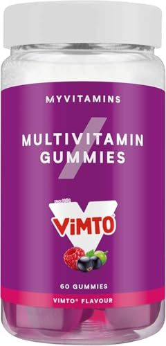 Myprotein Vimto Flavored Multivitamin Gummies - 60 Count, Daily Supplement, Essential Nutrients, Immune Support, and Energy Boost, Vitamin C, D, B6 and Natural Juice Concentration