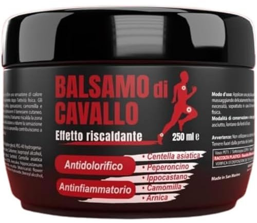 Bálsamo para caballo calefactor – Alivio natural para músculos y articulaciones con árnica, centella y mentol – Efecto Defaticante y Relajante – Varios tamaños disponibles (1)