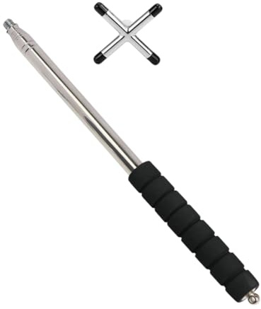 YueShengYCHUANG Binario per Coda di Biliardo, Ponte per Snooker, Rastrelliera per Coda di Biliardo in Acciaio Inossidabile, Testa per Ponte di Biliardo, Accessori per, Stecca con Testa a