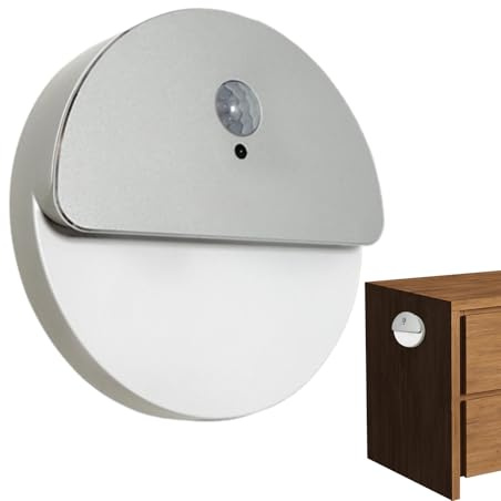 Genérico Lámpara de Pared Inalámbrica | Luz Inteligente Empotrada Para Dormitorio,Iluminación Ambiental Sin Cables Con Batería Para Pasillo Baño Habitación Y Debajo De Muebles