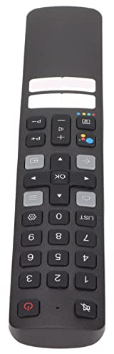 Denash Material de ABS de Control Remoto de Voice TV Universal para Televisores LCD, Control Remoto Fácil de Usar para Accesorios de TV