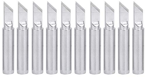 TIKATARER Puntas de Hierro Soldado, 10 Piezas de Latón Calefacción Interna Punta de Soldadura Punta de Soldadura Punta de Soldadura Punta de Reemplazo de Soldadura para Máquinas de