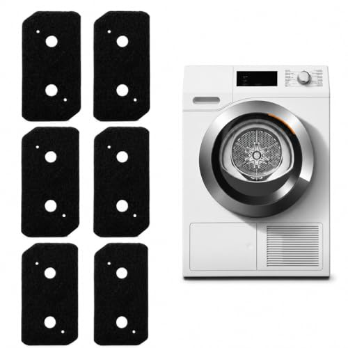 EAAGHK 6PCS Filtro para Secadora 12007650, Filtro de Esponja para Secadora Compatible con Bosch para Siemens para Balay para Constructa, Filtros de Repuesto para Secadora 228 * 128 * 20mm