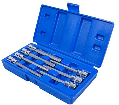 Blue Spot Tools Spot 01516 Ex Extra Long Hex Socket Bit Set, Set of 7 Pieces Multi