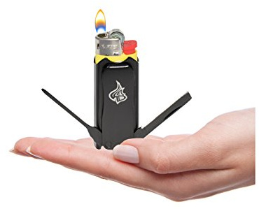 LighterBro Micro Compact Stainless Steel Lighter Sleeve