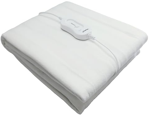 Schallen Premium Comfort Electric Heated Blanket, Remote Control with 3 Heat Settings (Double, Cosy Polyester Electric Blanket)