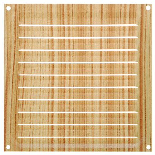 Brinox B70220X - Rejilla de ventilación (15 x 15 cm) color madera pino
