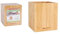 Quttin | Bote para Utensilios de Cocina en Bambú Natural Soporte Organizador de 10,5 x 10,5 x 18 cm | Bote Utensilios Cocina Elegante y Duradero Ideal para Almacenar Cucharas, Espátulas y Más