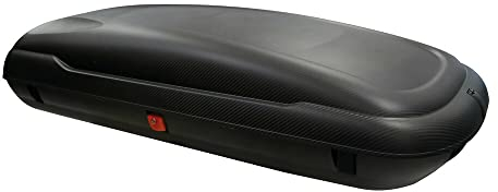 Autozubehör Shop RAICAR 60134 Gran-Pree Dachbox Polypropylen 400 Liter - Carbon schwarz