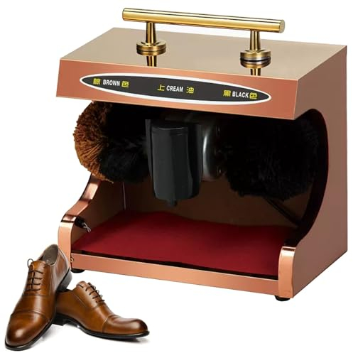 Miuxe Cireuse De Chaussures Électrique - Machine De Polissage De Chaussures Induction Entièrement Automatique, Kit De Nettoyage De Cirage De Chaussures Publiques en Titane Tout Moment
