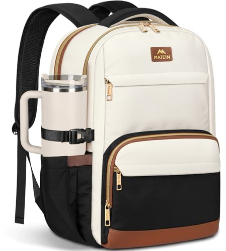 MATEIN 15.6 Inch Backpack Womens, 14 Pockets Lightweight Fashion Backpack