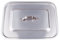 Pentole Agnelli ALMA183B35 Alluminio Professionale 3 mm, Coperchio Rettangolare Piano con Angoli Tondi, 35 x 26 cm