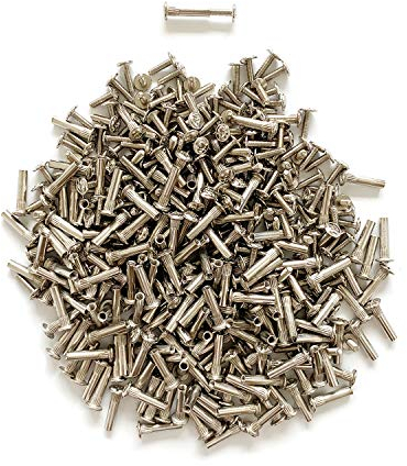 LIKERAINY Lot de 200 Vis de Connexion avec Boulon Connecteur Fileté à Douille M5 pour Fixation de Porte Lit Armoire en Bois Meuble de Cuisine Relieuse Plaqué Nickel Ajustable 20-30mm