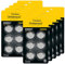 Intenso Energy Lot de 60 Piles Bouton CR2032 au Lithium, 10 x 6 sous Blister, 7502436MP
