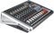 Mixers Audio 8 Channel Mixer Power Mixer Amplifier 8 Ohm 2 * 300 Watt Output Dj Mixer Board with 16 Kinds of DSP Reverb Sound Mixers for Speakers