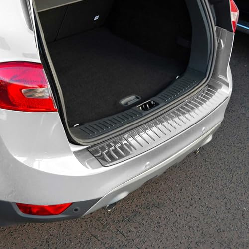 OMAC Protection de Pare-Chocs Arrière pour Ford Kuga I 2008-2012 – INOX Finition polie – Seuil de Coffre sur Mesure – Protection Seuil de Chargement
