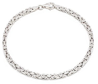 925 Silberarmband: Königsarmband Silber 3,5mm 21cm - KARH-35-21