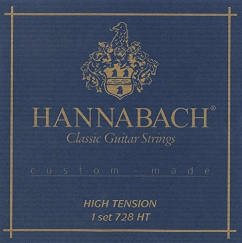 Hannabach Corde per chitarra classica Serie 728 High Tension Custom Made - Set con corde acute Carbon - 728HTC