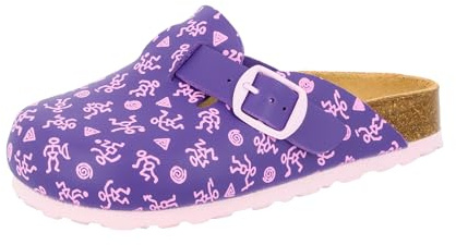Lico Bioline Clog Kids, Zoccoli, Unisex Adulto, Viola Lila Rosa, 37 EU
