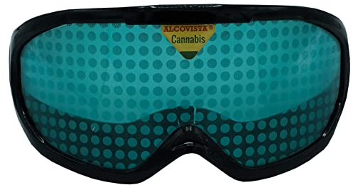 Occhiali simulazione Cannabis, efetto 2 a 4 joints