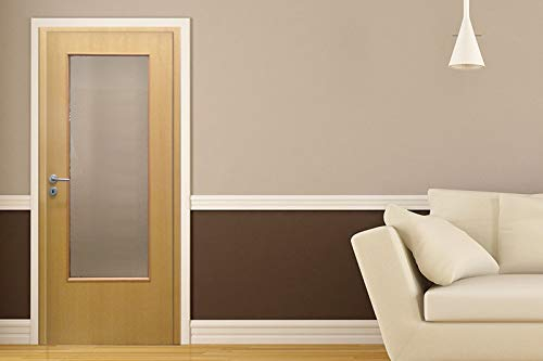 Herodur ESG 4mm Sicherheitsglas Türglas Türfüllung Innentürverglasung (Weiß, Chinchilla)