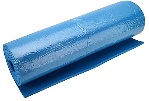 MECCANIXITY Insulation Board 6.56ft Long 1.64ft Width 0.4 Inch Thick Adhesive Heat Resistant Thermal Barrier Foam Sheet for Wall HVAC Pipe Blue