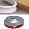 Kantenumleimer Selbstklebend, Furniture Veneer Edge Tape Edging, Umleimer, Zierleiste Selbstklebend, U-Förmig TPE Kantenumleimer für Schrankreparatur, Möbelrestaurierung und Renovierung (3m×22mm,Grau)