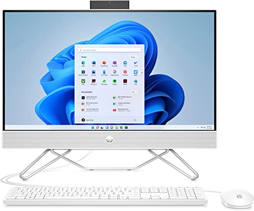 HP All in One PC | 23,8 FHD-Display | Intel Core i5-1235U | 8 GB DDR4 RAM | 512 GB SSD | Intel Iris Xe-Grafikkarte | QWERTZ Tastatur | Windows 11 Home | Starry White