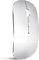 QYFP Bluetooth Maus, Wiederaufladbare Leichte Kabellose Maus Kompatibel mit MacBook Pro/Air/Android/iOS Tablet/Laptop/PC/Mac/Computer, Silber