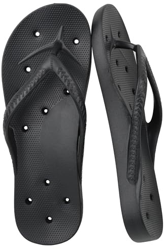 YoveGxlthrea Shower Shoes for Men and Women Non-Slip Arch Support Slippers | Quick Dry Flip Flops With Drain Holes Sandals for House Gym Pool Beach Hotel Students College Dorm