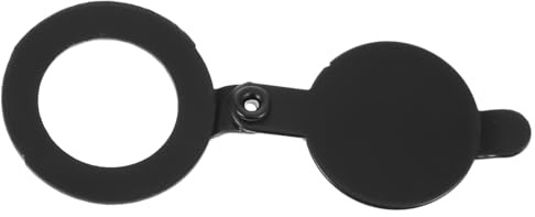 Lurrose Cache-jonction en Cuivre Noir pour Porte Intérieure D’appartement, Couvre-intimité Rotatif Anti-regard, Protection Vie Privée pour Œil-de-bœuf, Accessoire Sécurité Maison