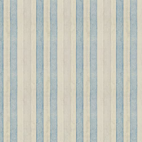 FENTIS Papel Pintado de Madera para Despegar y Pegar Papel Pintado Amarillo y Azul Papel de Contacto Autoadhesivo para Paredes Sala de Estar Muebles Pegatina para Puerta Encimera de 44.5x500cm