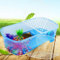Acuario de tortugas con cubierta antihuidos, terrarios de hábitat para reptiles y tortugas con plataforma solar, juego de hábitat azul